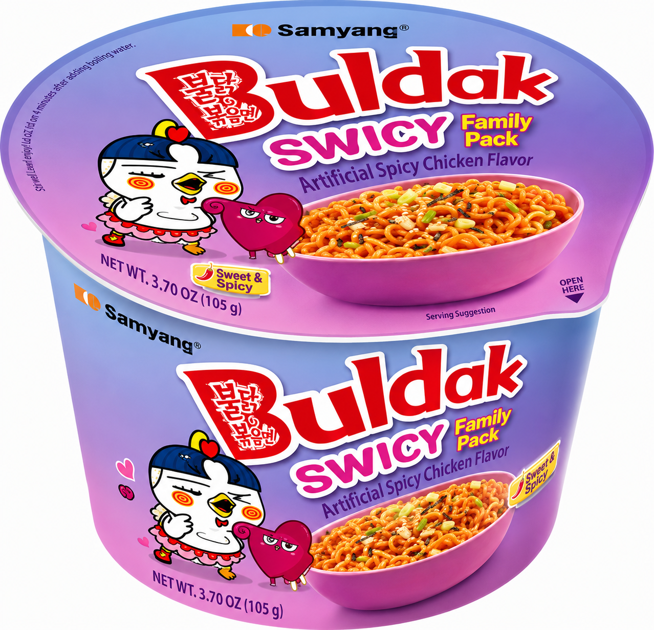 Buldak Cups Flavors 105g