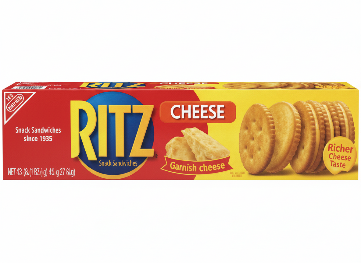 Ritz Sandwich Crackers Exotic Flavors 8/77-96g