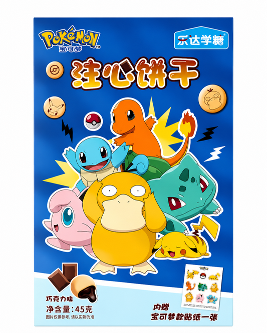 Pokemon Chocolate Sticks & Biscuits 12-Pack