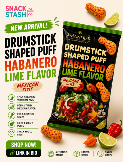 Drumstick Shaped Puffs Variety Pack – 3 Flavors