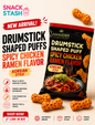 Drumstick Shaped Puffs – Spicy Chicken Ramen Flavor | Korean Style