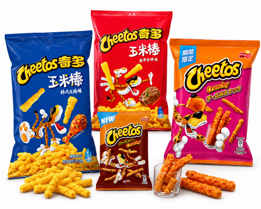 Cheetos Exotic Flavors  60-70g