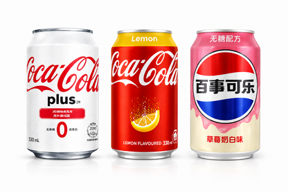 Coca-Cola/Pepsi Flavored Cans 24/330ml