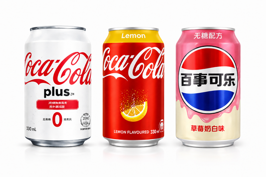 Coca-Cola/Pepsi Flavored Cans 24/330ml